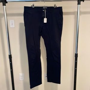 Goodfellow Slim Khaki Navy Blue 34/30